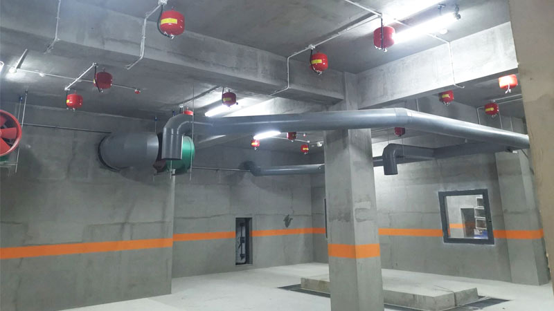 柴油發(fā)電機(jī)房懸掛式超細(xì)干粉滅火裝置