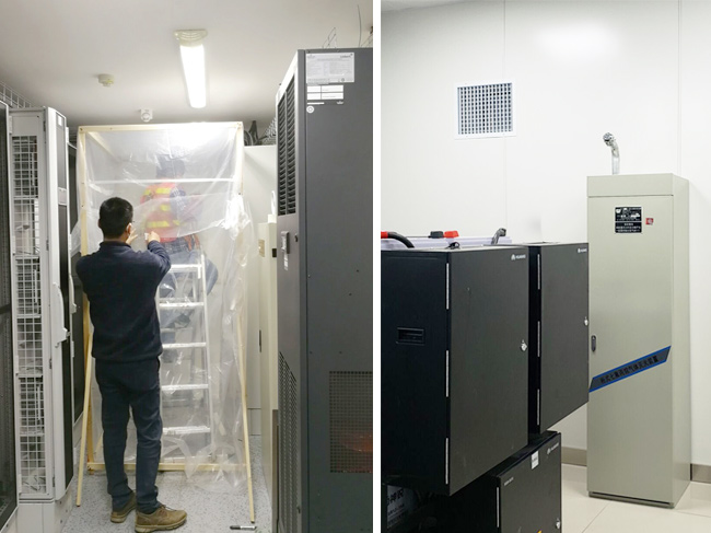 數(shù)據中心氣體滅火系統(tǒng)探測器報警設備施工