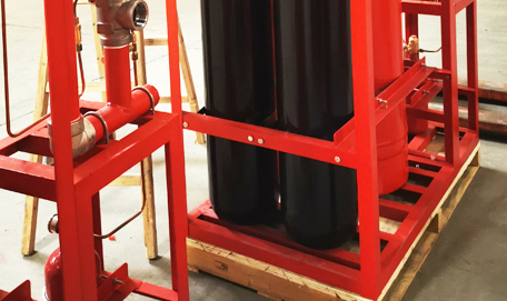 外貯壓七氟丙烷滅火系統(tǒng)支架