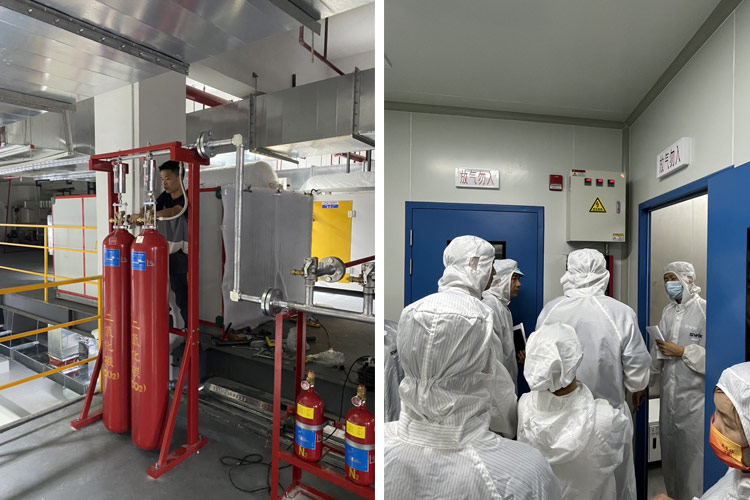 鈑噴中心消防自動滅火系統(tǒng)