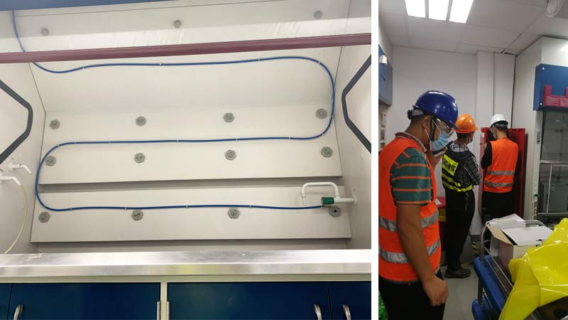 實驗柜火探管滅火裝置